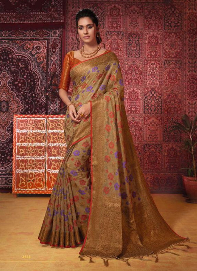 Paridhan Silk Designer Party wear trendy Sarees Collection 3531-3538